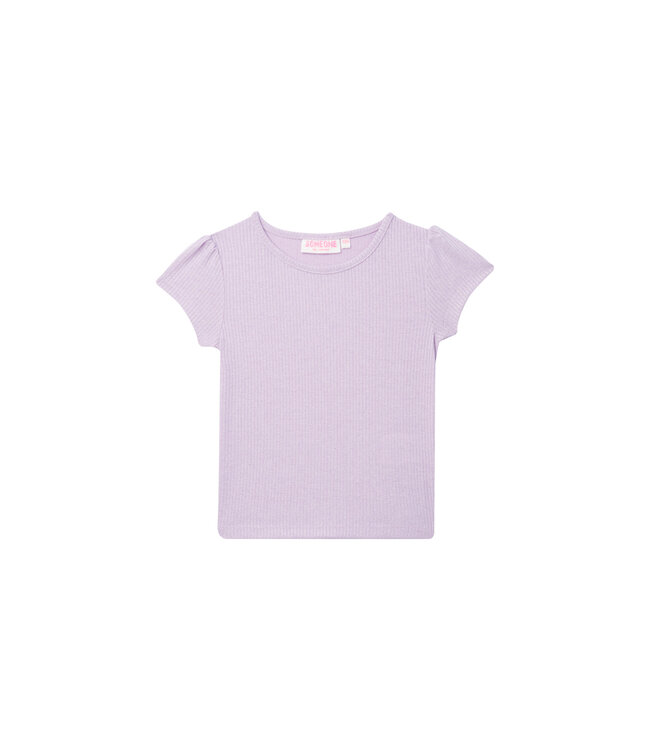 Someone T-Shirt Jardin lila glinstering