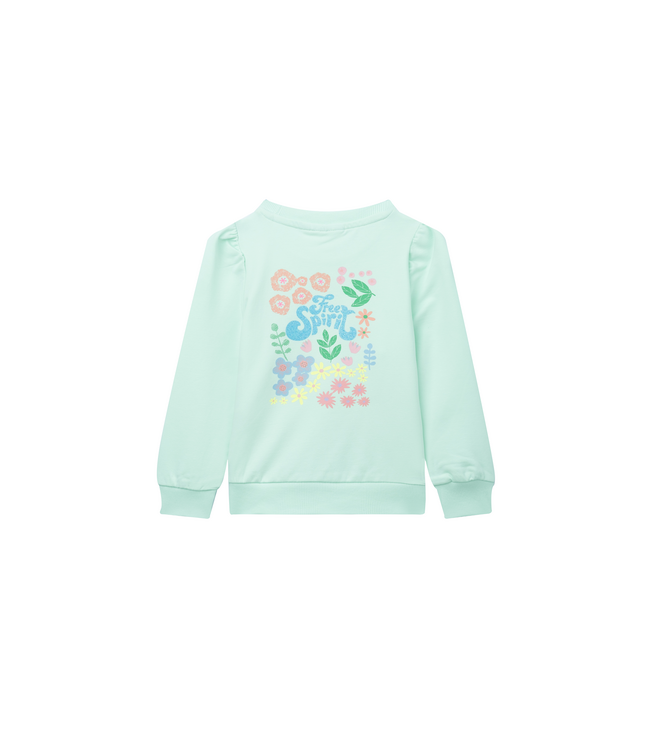 Someone Trui mint Jardin bloem