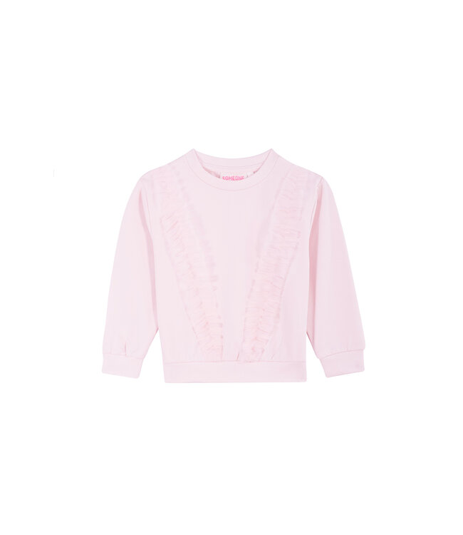 Someone Sweater soft pink Amanda frilled