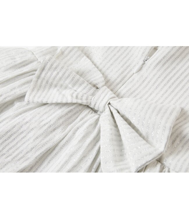 Someone Jurk Anouk ecru strik rug