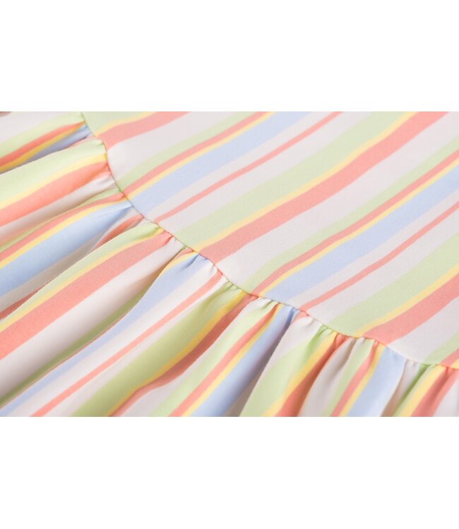 Someone Zomerse jurk Felien multi color gestreept