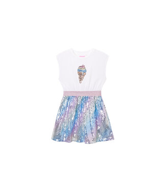 Someone Jurk Millie ijsje paillet rok