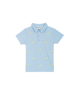 Someone Polo hemd scooter lichtblauw Archie