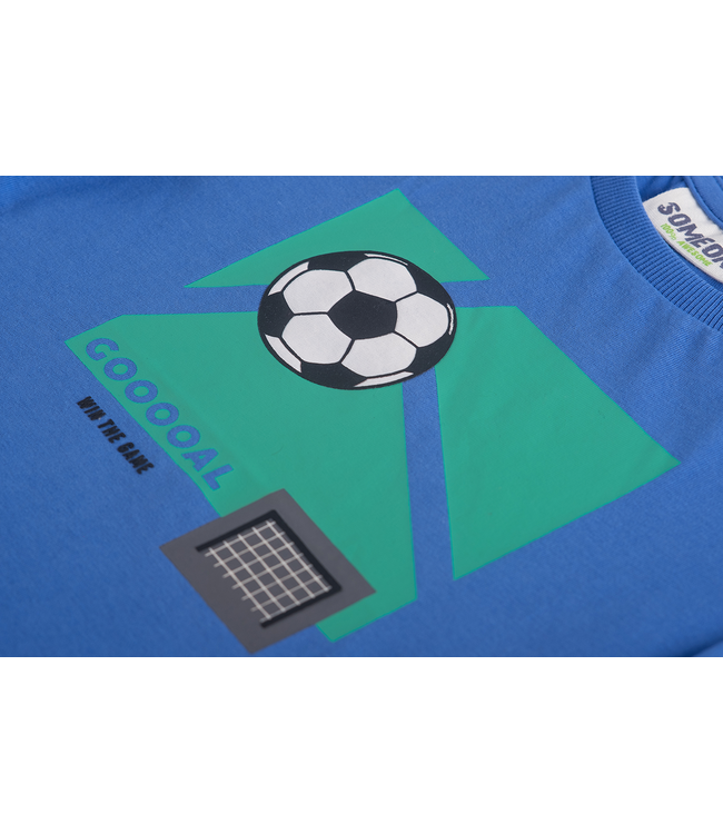 Someone T-Shirt kobalt blauw Assist voetbal