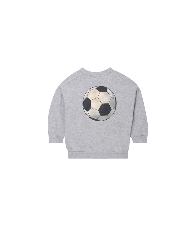 Someone Sweater grijs melange assist voetbal