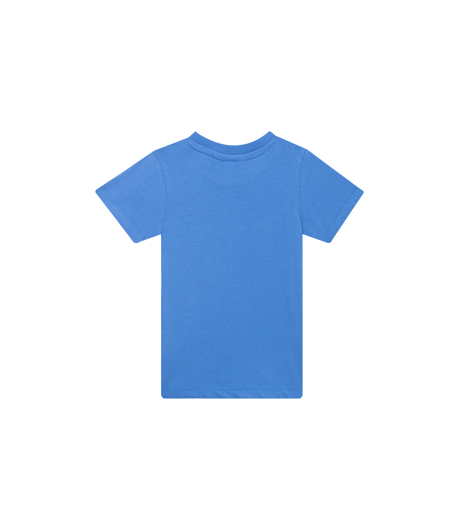 Someone T-Shirt Kobalt Blauw smiley grafit
