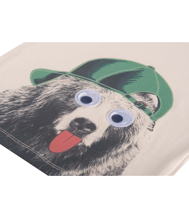 Someone T-Shirt beige crazy bear Muller