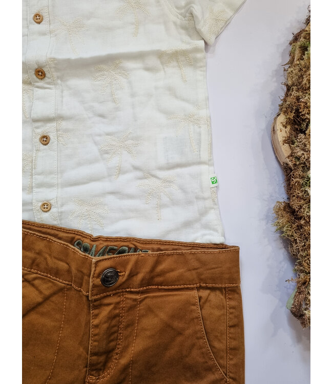 Someone Hemd palm ecru aaron