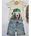Someone T-Shirt beige crazy bear Muller