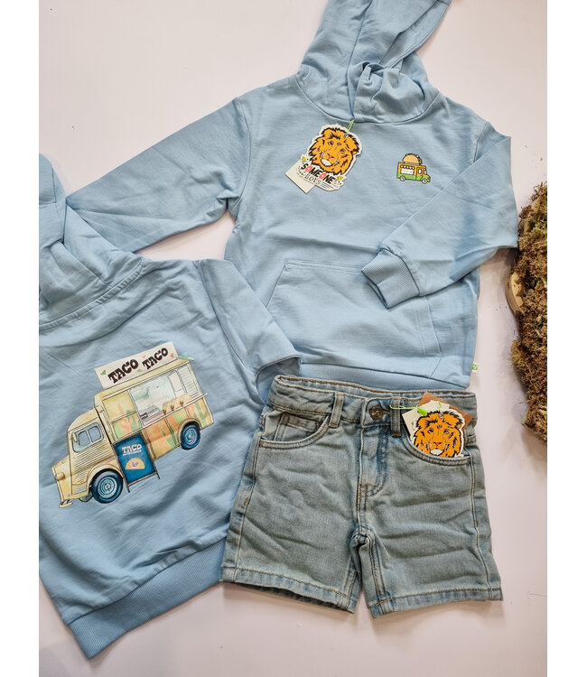 Someone Hoodie lichtblauw Comida Van