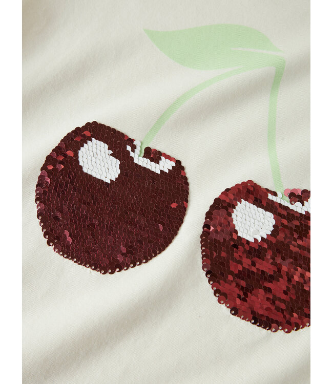 name it T-Shirt Harper kersen paillet