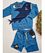 Blue Seven Short marine blauw Shark