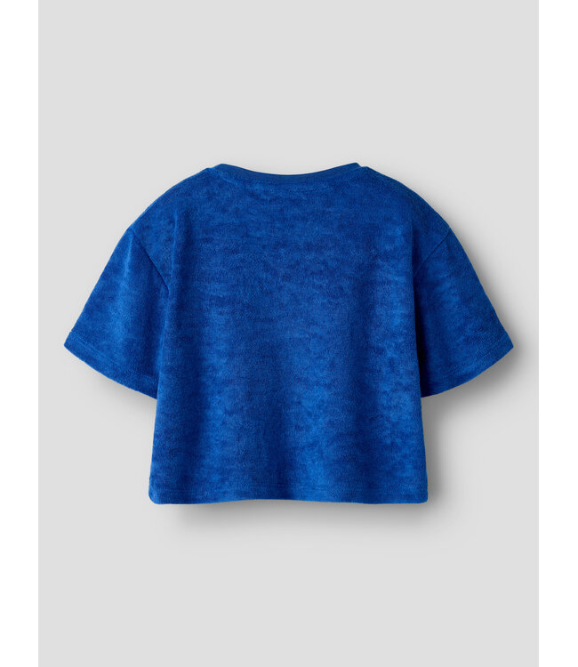 name it T-Shirt Terry blauw girls