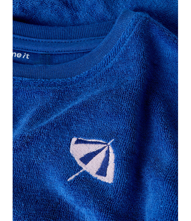 name it T-Shirt Terry blauw girls