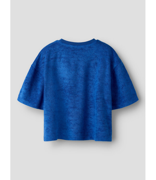 name it T-Shirt Terry Blauw girls vis