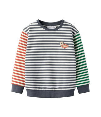 name it Sweater gestreept Kaster blauw