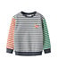 name it Sweater gestreept Kaster blauw