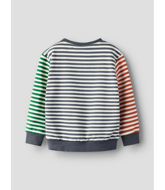 name it Sweater gestreept Kaster blauw