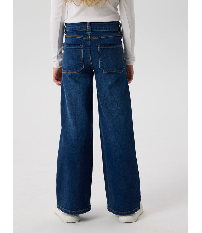 name it Polly Jeans Wide leg donkerblauw