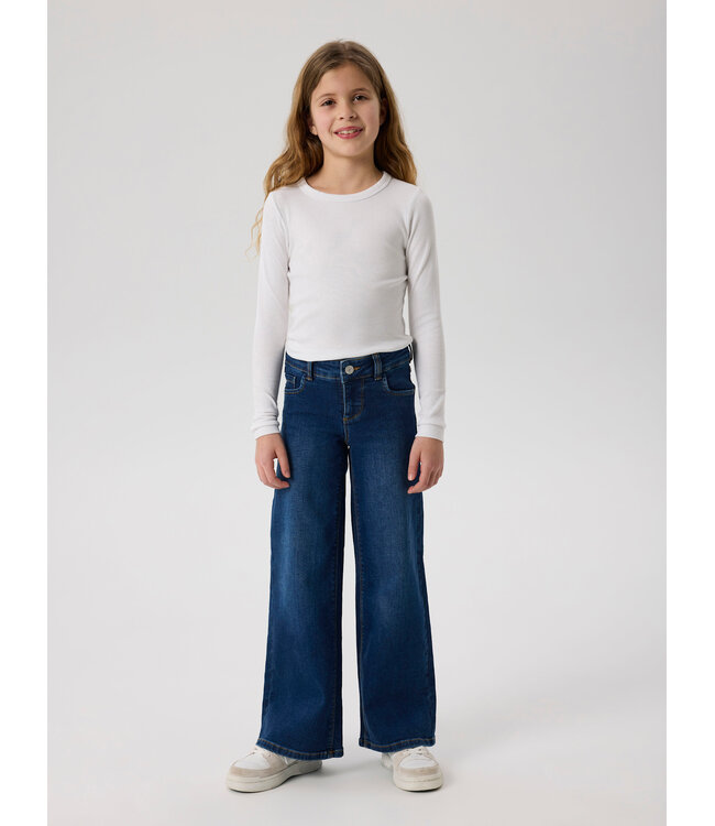 name it Polly Jeans Wide leg donkerblauw