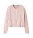 name it Cardigan roze Karin parel en strikjes