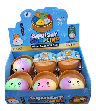 Dumpling Regenboog pastel 8.5 cm