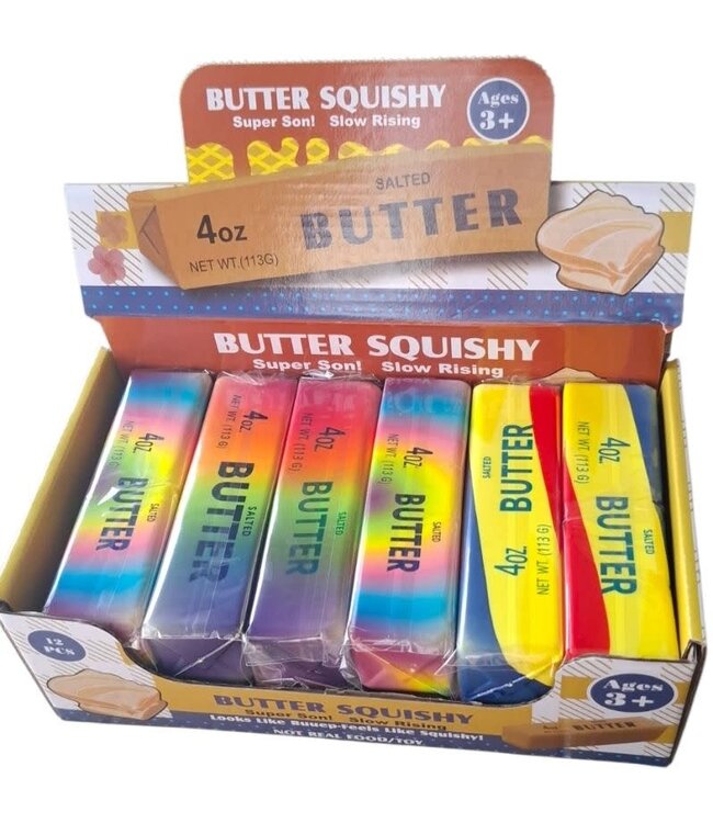 Squishy Butter multi color 13 cm Slow rise