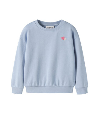 name it Jog sweater Lichtblauw Hearts Vallene