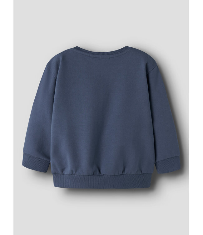name it Sweater Louie Voetbal blauw