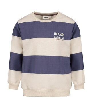 Sturdy Sweater Gestreept blauw Rock the earth