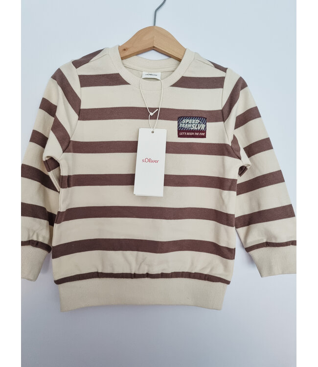 s.Oliver Sweater gestreept Speed team slvr