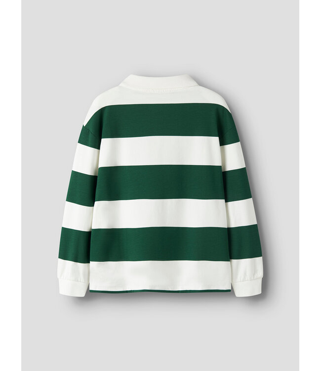 name it Polo sweat girls Flito groen gestreept girls