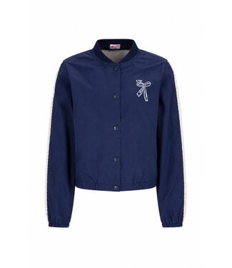 B-Nosy Sweat vestje Carrie donkerblauw strik