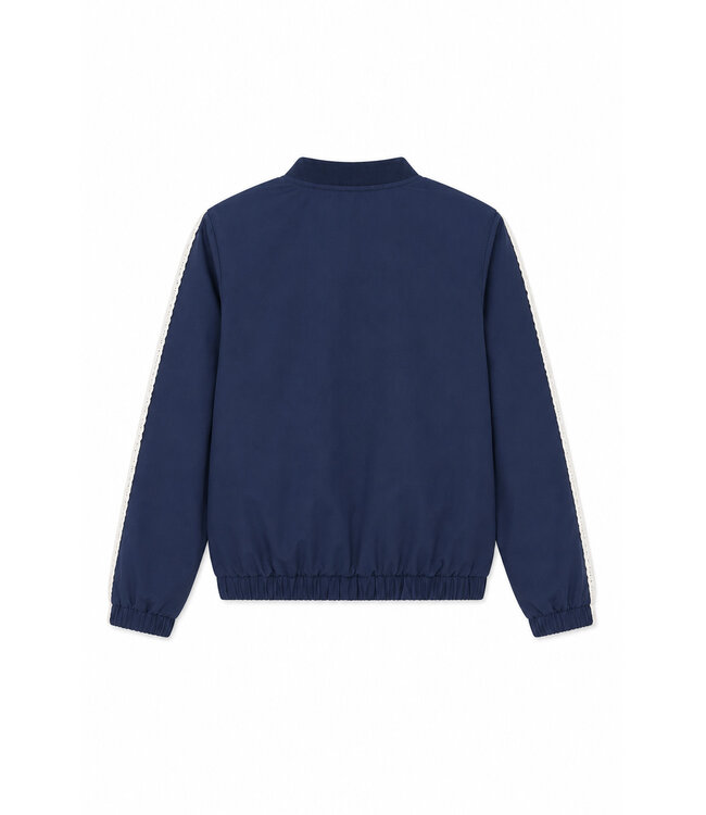 B-Nosy Sweat vestje Carrie donkerblauw strik