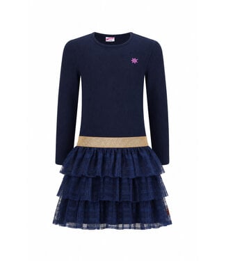 B-Nosy Jurk Dora Donkerblauw tulle