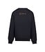 No Way Monday Sweater loose fit Sydney donkerblauw