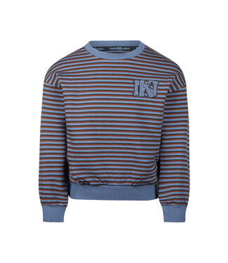 Koko Noko Sweater blauw gestreept Horizon