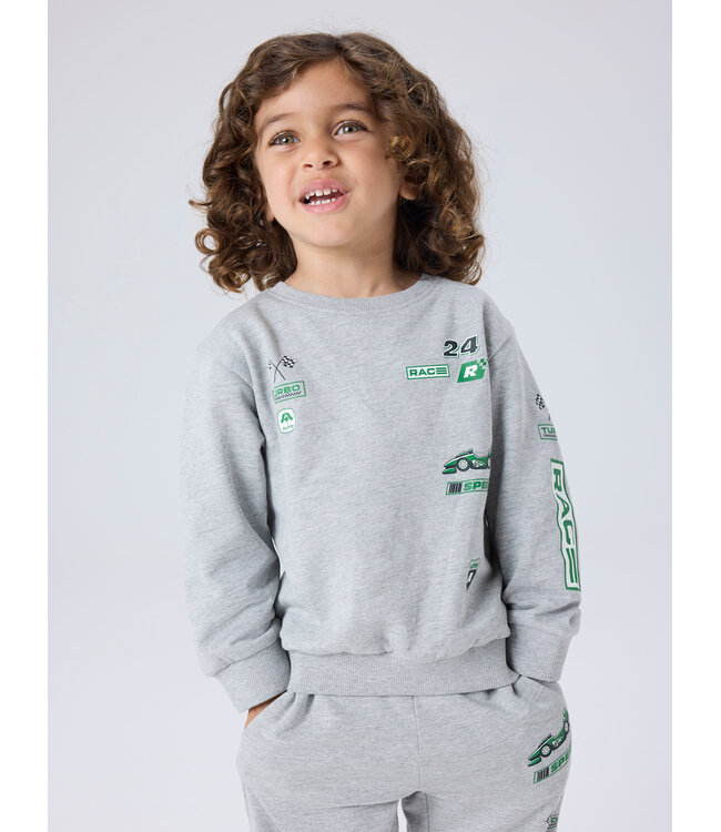 name it Sweater Explore race speed Grijs