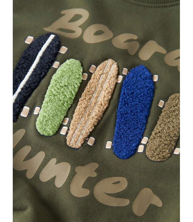name it Sweater Olive Board Hunter