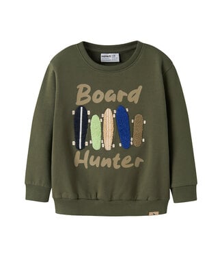 name it Sweater Olive Board Hunter