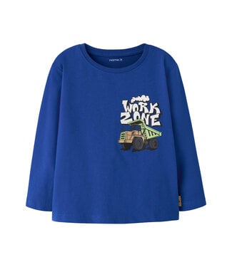 name it Longsleeve kobalt blauw work zone