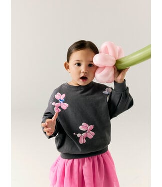 name it Sweater balloon dog antraciet