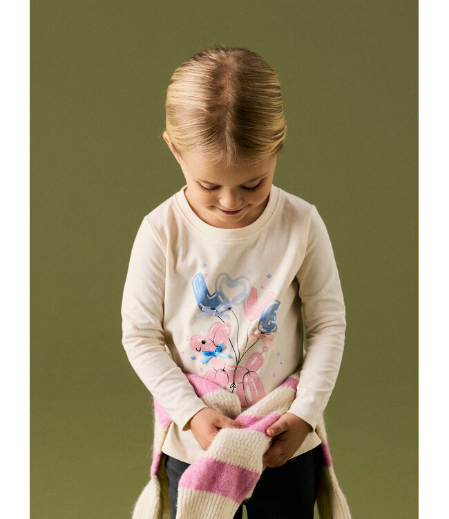 name it Longsleeve balloon dog ecru