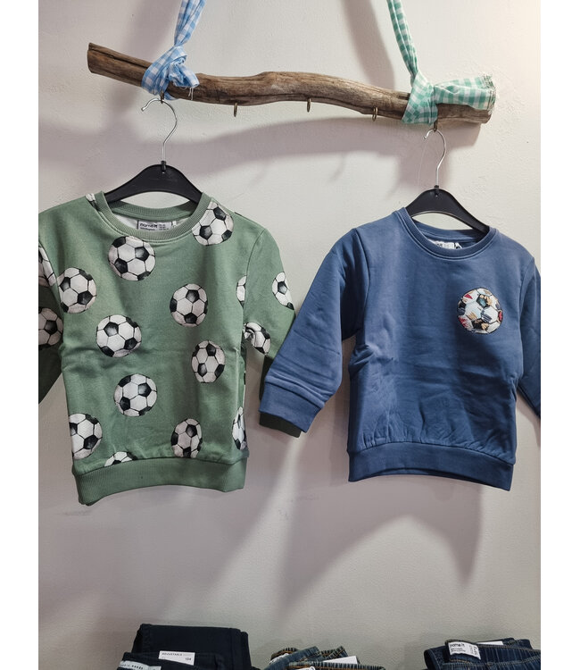 name it Sweater Louie Voetbal Groen