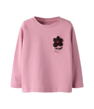 name it Longsleeve oudroze bloem Petal Power