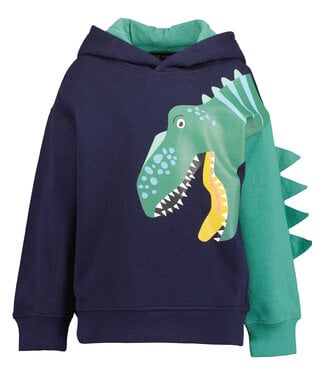 Blue Seven Hoodie Dino groen blauw