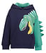 Blue Seven Hoodie Dino groen blauw