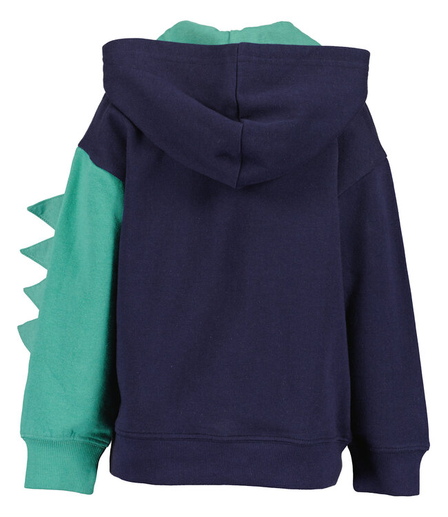 Blue Seven Hoodie Dino groen blauw