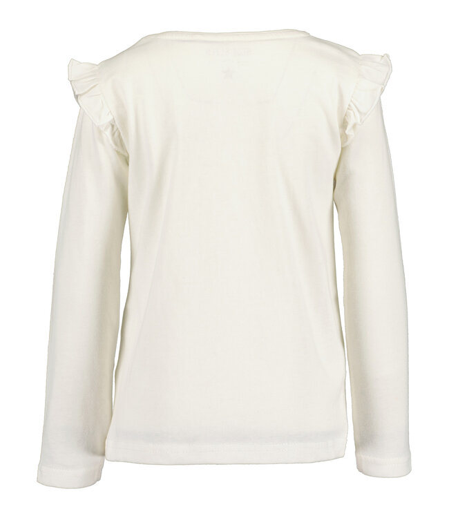 Blue Seven Longsleeve ecru hart ballerina