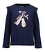 Blue Seven Longsleeve donkerblauw ballerina schoentjes